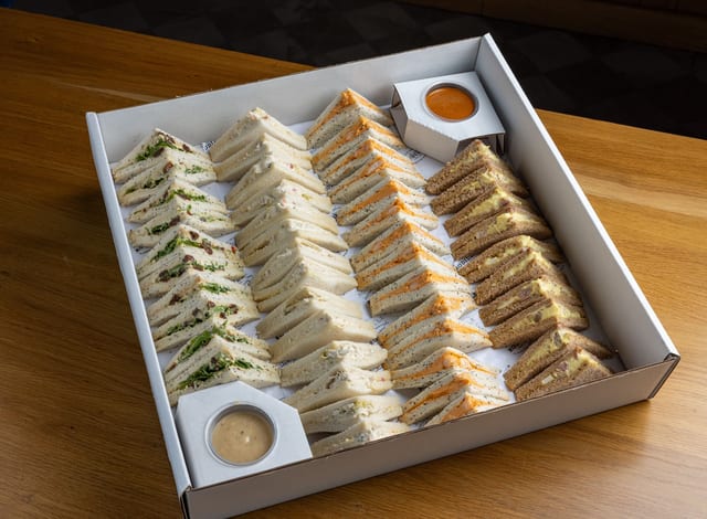 Tray Assorted Spanish Soft Sandwich Bites (48 Bites).