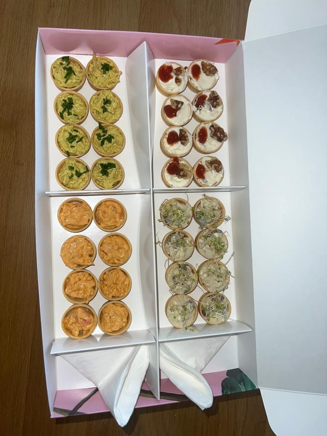 Mini Tartlets Tray 32 Ud.